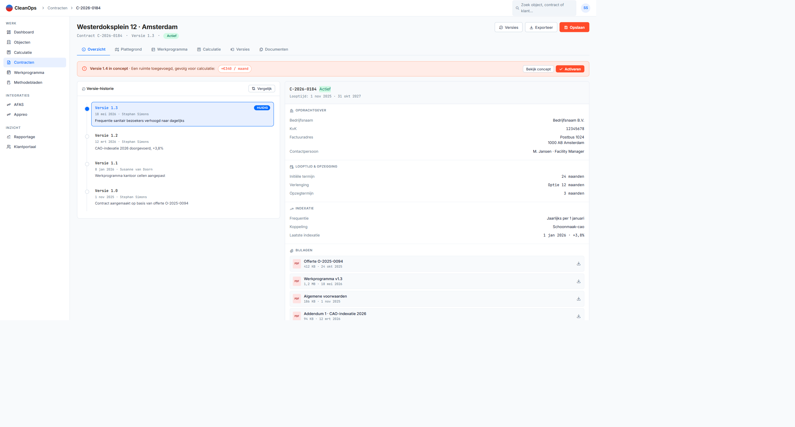 CleanOps contract-module